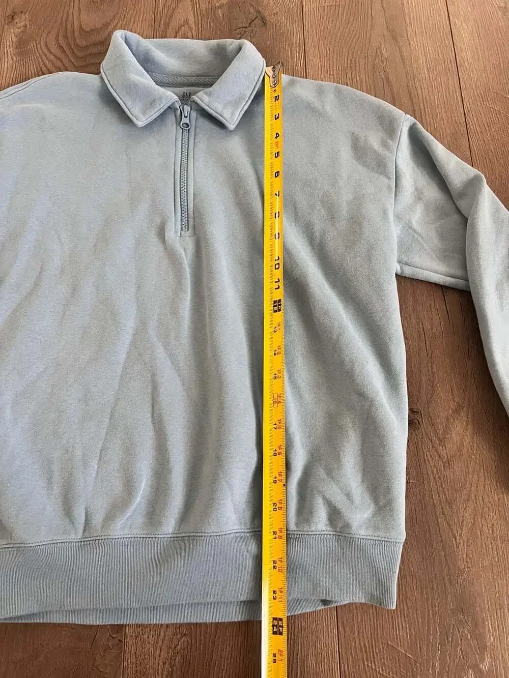 GAP Kids Quarter-Zip Pullover Sweatshirt Blue Size XL